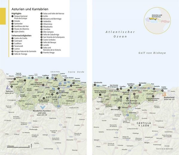 Produktbild: Vis-&agrave;-Vis Reisef&uuml;hrer Nordspanien