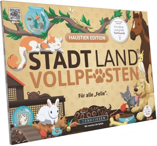 Produktbild: DENKRIESEN - STADT LAND VOLLPFOSTEN&reg; - HAUSTIER EDITION - "F&uuml;r alle &bdquo;Felle&ldquo;." - A4