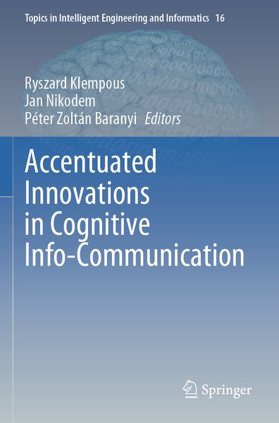 Produktbild: Accentuated Innovations in Cognitive Info-Communication
