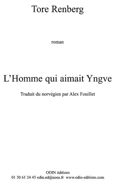 Produktbild: L'homme Qui Aimait Yngve