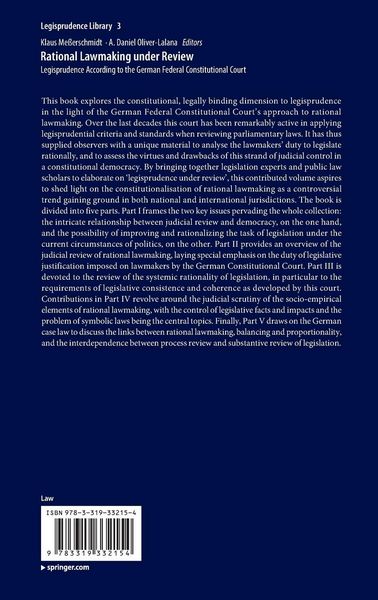 Produktbild: Rational Lawmaking under Review