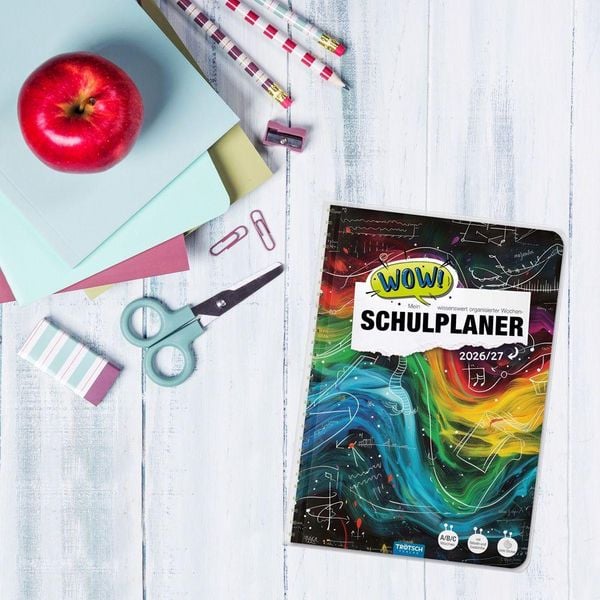 Produktbild: TR&Ouml;TSCH - Schulplaner WOW Waves 26/27