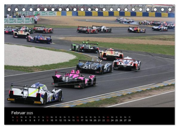 Produktbild: 24 Stunden in Le Mans (Tischkalender 2025 DIN A5 quer), CALVENDO Monatskalender