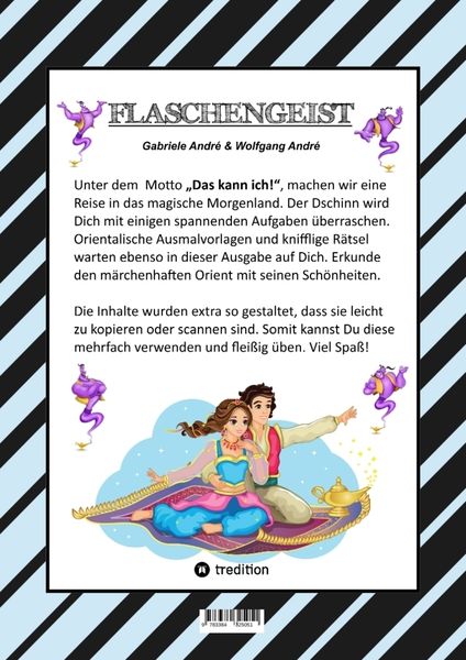 Produktbild: Craftbook - 100 Magische Motive Aus dem Morgenland - Orient - Dschinn - Flaschengeist - Fliegender Teppich - R&auml;tsel