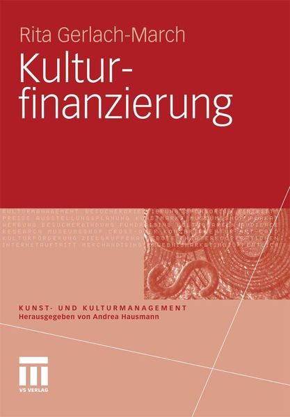 Produktbild: Kulturfinanzierung