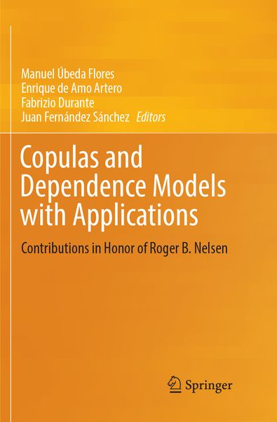 Produktbild: Copulas and Dependence Models with Applications
