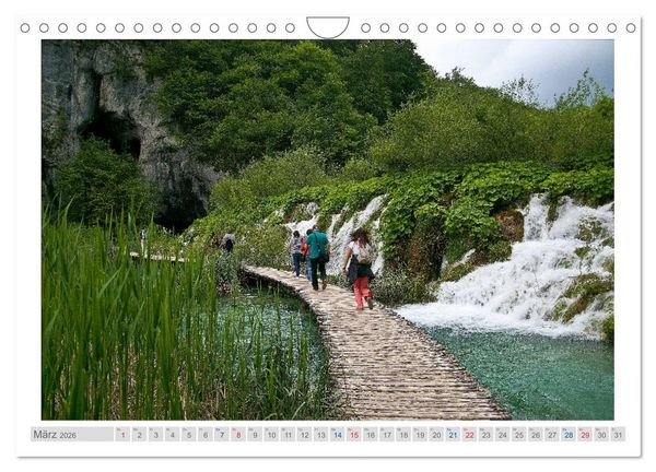 Produktbild: Kroatien - Plitwitzer Seen, Rijeka und Krk (Wandkalender 2026 DIN A4 quer), CALVENDO Monatskalender