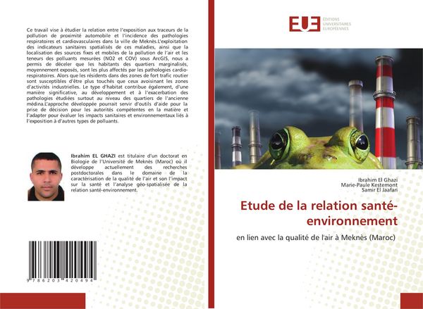 Produktbild: Etude de la relation sant&eacute;-environnement