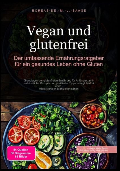 Produktbild: Glutenfrei (DE) / Vegan und glutenfrei: Der umfassende Ern&auml;hrungsratgeber f&uuml;r ein gesundes Leben ohne Gluten