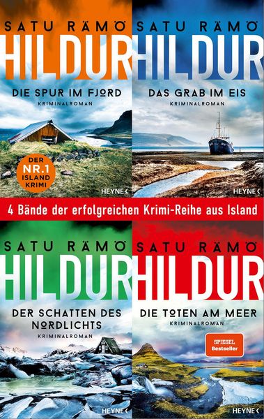 Produktbild: Die Hildur-Reihe Band 1-4: Die Spur im Fjord / Das Grab im Eis / Der Schatten des Nordlichts / Die Toten am Meer (4in1-Bundle)