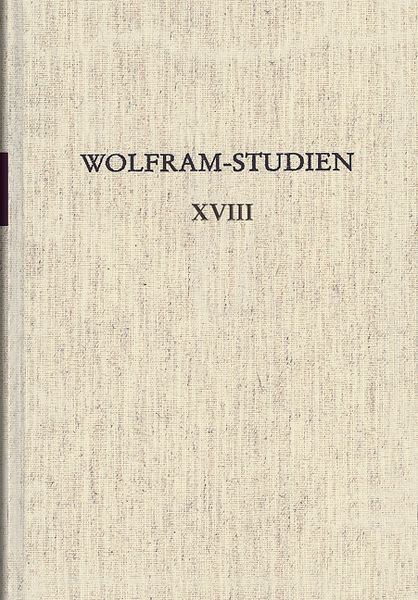Produktbild: Wolfram-Studien XVIII