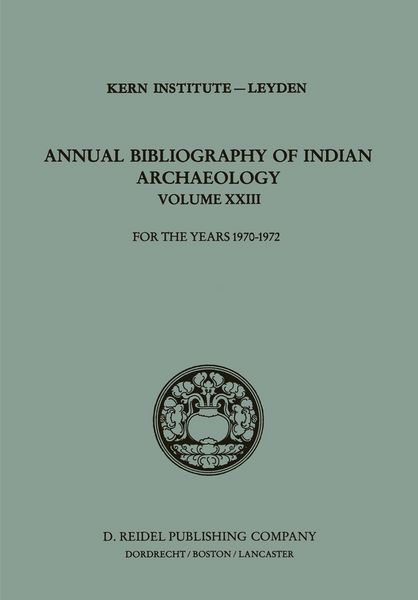 Produktbild: Annual Bibliography of Indian Archaeology