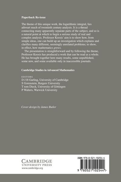 Produktbild: The Logarithmic Integral