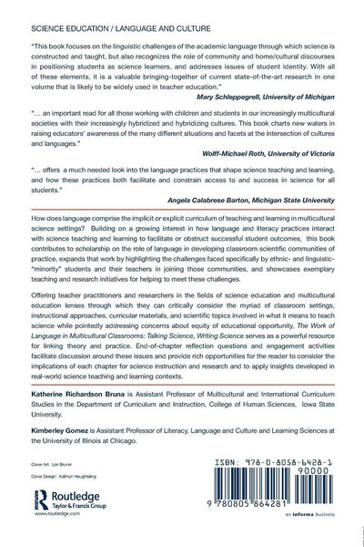 Produktbild: The Work of Language in Multicultural Classrooms
