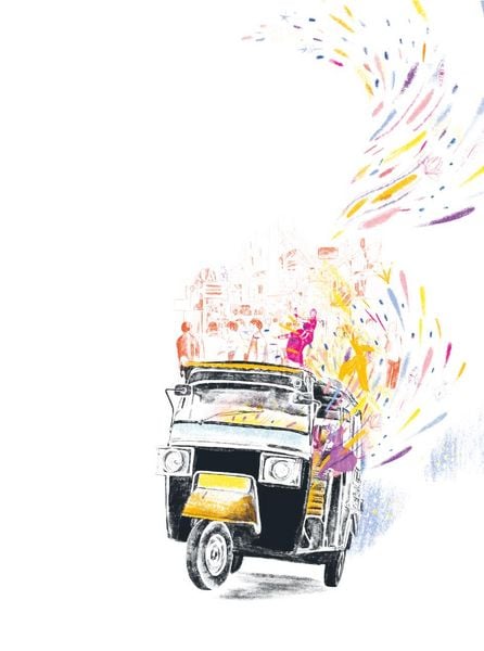Produktbild: Der Rikscha-Fahrer, der dir das Gl&uuml;ck zeigt