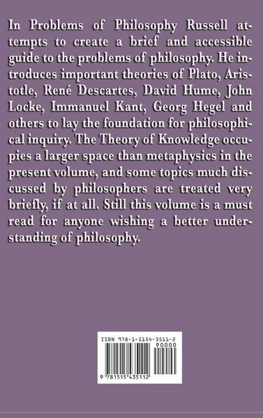 Produktbild: The Problems of Philosophy