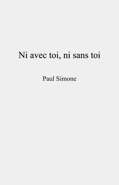Produktbild: Ni avec toi, ni sans toi