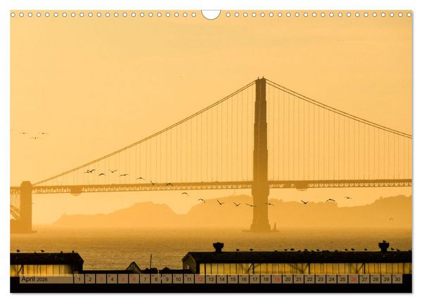 Produktbild: If I'm going to San Francisco (Wandkalender 2026 DIN A3 quer), CALVENDO Monatskalender