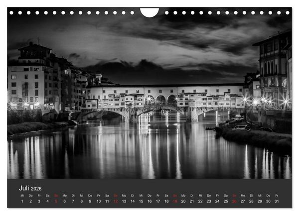 Produktbild: URBANE FOTOGRAFIE Zw&ouml;lf klassische Impressionen (Wandkalender 2026 DIN A4 quer), CALVENDO Monatskalender