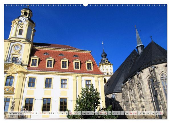 Produktbild: Burgenlandkreis - Naumburg, Wei&szlig;enfels, Zeitz (Wandkalender 2026 DIN A2 quer), CALVENDO Monatskalender