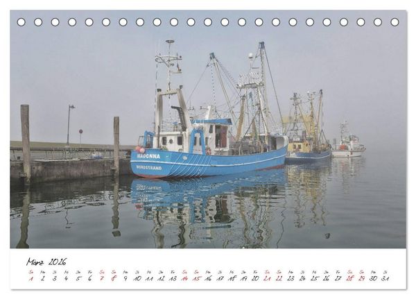 Produktbild: Naturpark Wattenmeer und Helgoland (Tischkalender 2026 DIN A5 quer), CALVENDO Monatskalender