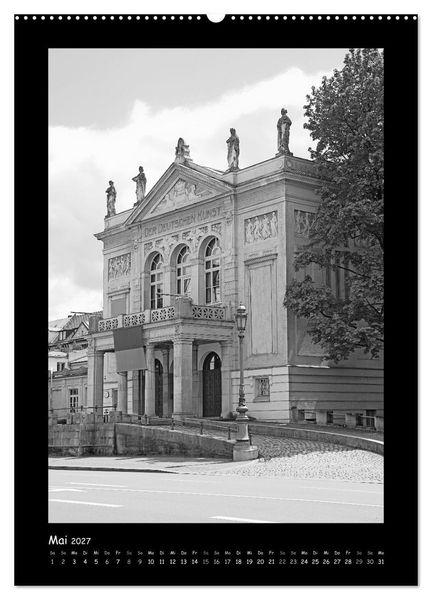 Produktbild: Liebenswertes M&uuml;nchen 2027 - Stilisierte Fotografien in schwarzwei&szlig; (Wandkalender 2027 DIN A2 hoch), CALVENDO Monatskalender