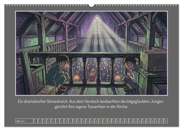 Produktbild: Die Freiheit am Mississippi (hochwertiger Premium Wandkalender 2027 DIN A2 quer), Kunstdruck in Hochglanz
