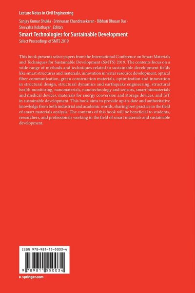 Produktbild: Smart Technologies for Sustainable Development