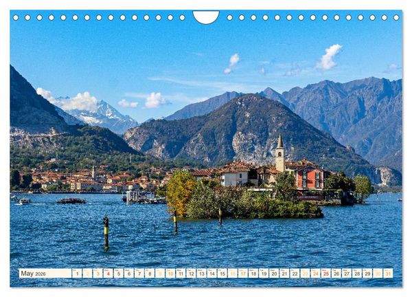 Produktbild: Lake Maggiore - Breathtaking landscapes (Wall Calendar 2026 DIN A4 landscape), CALVENDO 12 Month Wall Calendar