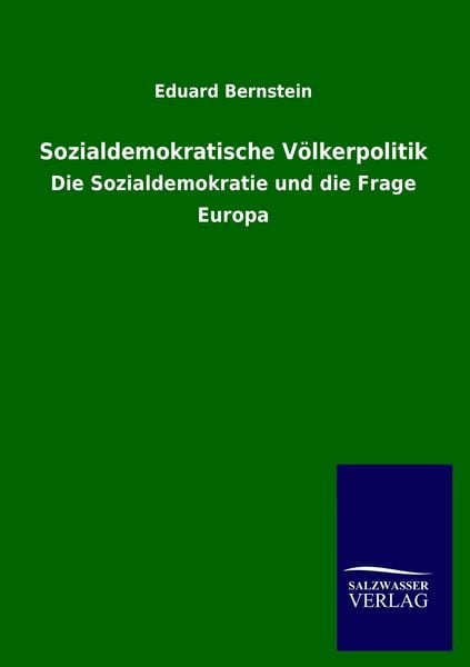 Produktbild: Sozialdemokratische V&ouml;lkerpolitik