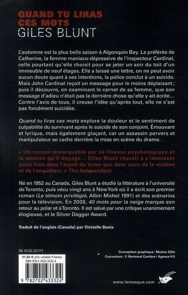 Produktbild: Quand Tu Liras Ces Mots