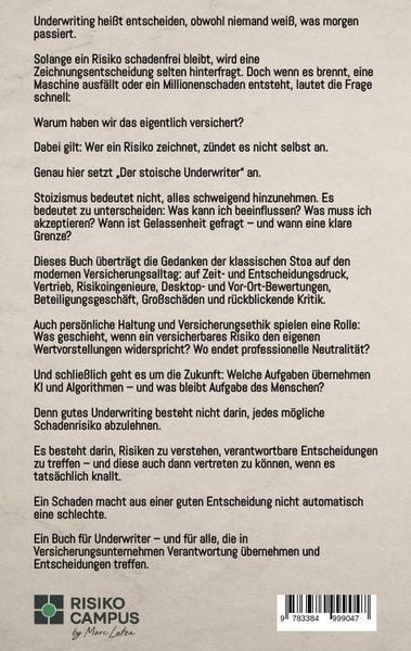 Produktbild: Der stoische Undwriter