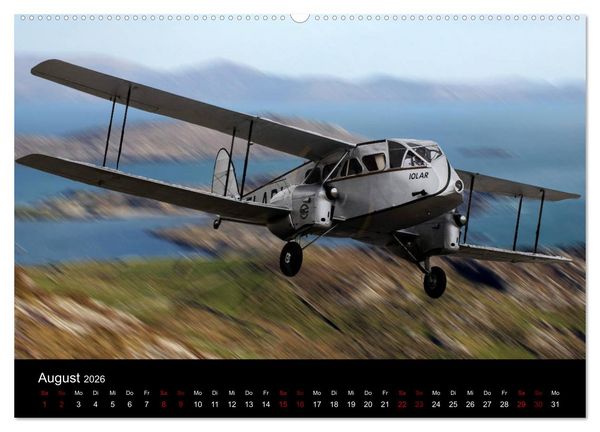 Produktbild: Oldtimer am Himmel (Wandkalender 2026 DIN A2 quer), CALVENDO Monatskalender