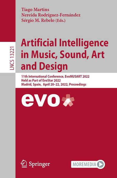 Produktbild: Artificial Intelligence in Music, Sound, Art and Design
