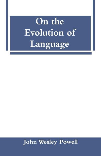 Produktbild: On the Evolution of Language