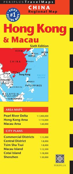 Produktbild: Hong Kong & Macau Travel Map Sixth Edition