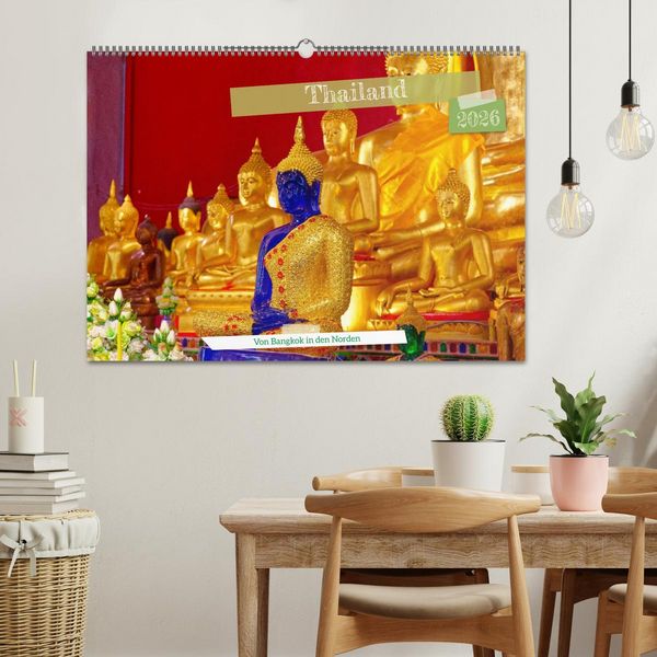 Produktbild: Thailand - Von Bangkok in den Norden (Wandkalender 2026 DIN A2 quer), CALVENDO Monatskalender