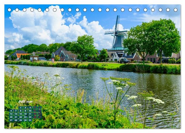 Produktbild: Der Nordholland-Kanal (Tischkalender 2026 DIN A5 quer), CALVENDO Monatskalender