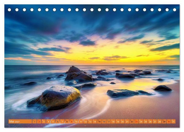 Produktbild: Ostsee in Langzeitbelichtung (Tischkalender 2027 DIN A5 quer), CALVENDO Monatskalender