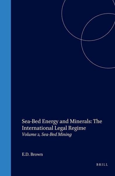 Produktbild: Sea-Bed Energy and Minerals:The International Legal Regime
