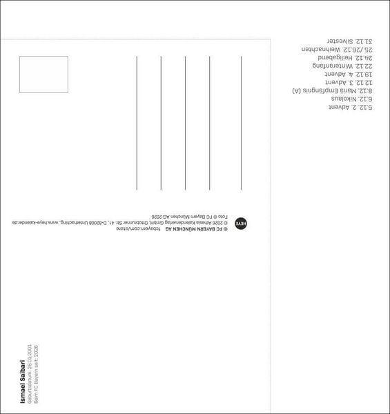 Produktbild: FC Bayern M&uuml;nchen Postkartenkalender 2027
