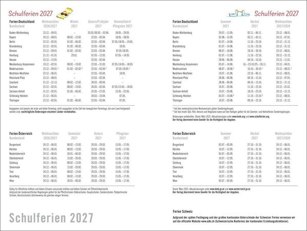 Produktbild: Helme Heine: Familienplaner-Buch A6 2027