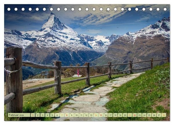 Produktbild: Wandern - die Welt erwartet Dich (Tischkalender 2026 DIN A5 quer), CALVENDO Monatskalender