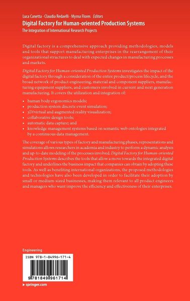 Produktbild: Digital Factory for Human-oriented Production Systems