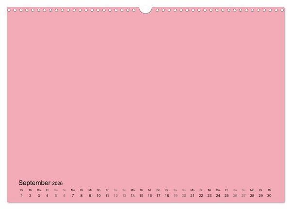 Produktbild: DIY Bastel-Kalender -Warme Pastell Farben- Zum Selbstgestalten (Wandkalender 2026 DIN A3 quer), CALVENDO Monatskalender