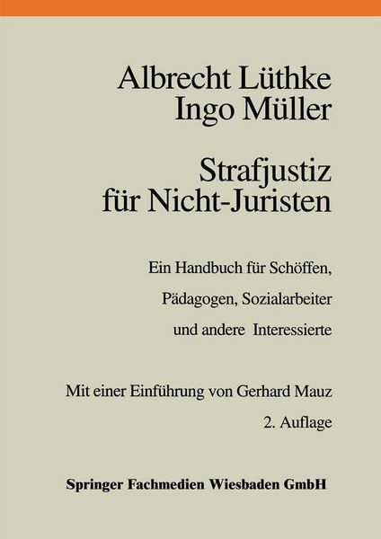 Produktbild: Strafjustiz f&uuml;r Nicht-Juristen
