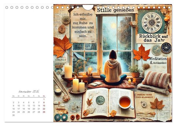 Produktbild: Soulful Days - Dein Selfcare-Kalender (Wandkalender 2026 DIN A4 quer), CALVENDO Monatskalender