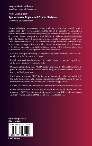 Produktbild: Applications of Organic and Printed Electronics