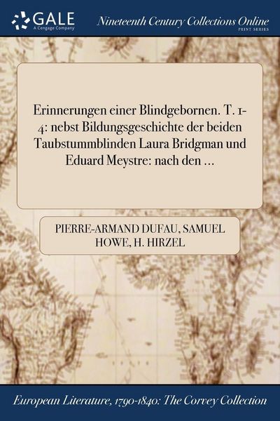 Produktbild: Erinnerungen einer Blindgebornen. T. 1-4