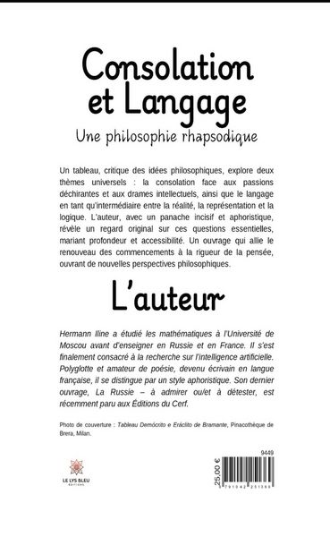 Produktbild: Consolation et Langage